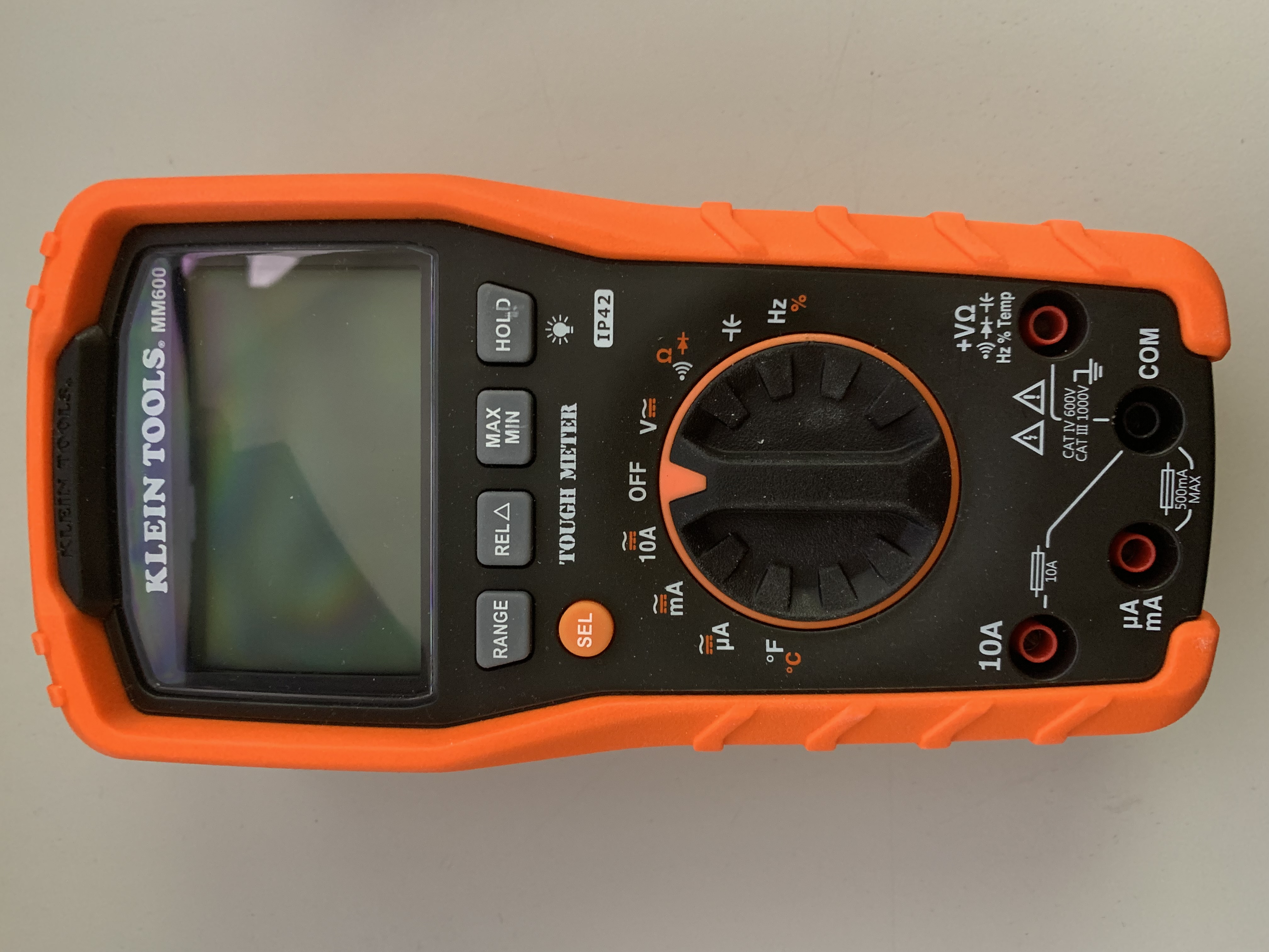 A Klein Tools MM600 multimeter